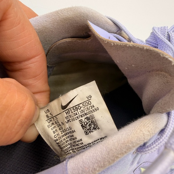 NIKE Tiempo Legend X Academy FG MG Purple Volt Soccer Cleats Men’s 8.5/ Women 10 - Picture 12 of 16